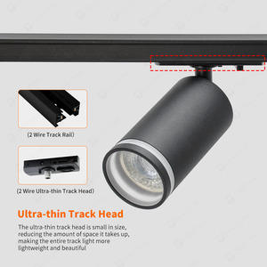 Trong nhà LED Tracklight chiếu sáng nhà sản xuất Trần dễ dàng để thay thế MR16 GU10 đèn bóng đèn tuyến tính có thể điều chỉnh Led tại chỗ theo dõi lịch thi đấu - Product Image 3