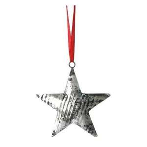 Decoración de estrella colgante de metal de alta calidad de último diseño para adornos navideños fiestas navideñas al aire libre - Product Image 1