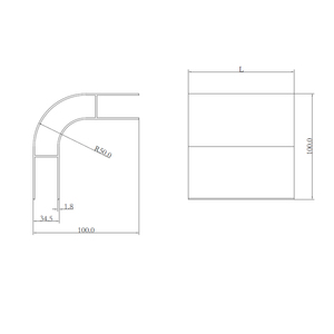 Système de protection latérale pour camion, profil en <span class=keywords><strong>aluminium</strong></span>, profil d'angle en <span class=keywords><strong>aluminium</strong></span> pour carrosserie de remorque - Product Image 6