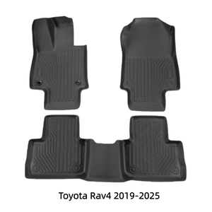 Ensemble complet de tapis de sol de voiture en TPE antidérapant et tapis de <span class=keywords><strong>coffre</strong></span>/dossier avec <span class=keywords><strong>protection</strong></span> toutes saisons pour 2013-2025 - Product Image 2