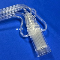 Quartz-Lotbrenner, quemador de cuarzo pequeño, de 5 a 91 cabezales, personalizado para la industria de semiconductores, eléctrica y química