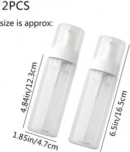 Empty Plastic Foam Pump <b>Bottle</b> 30ml-<b>200ml</b> for White PET for Facial Cleanser Lotion Shampoo - Product Image 3