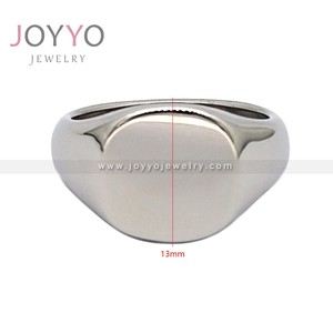Personalized Stainless Steel Fashion Ring High Quality Refined Stainless Steel Round Ring for Women Men <strong>Simple</strong> <strong>Jewelry</strong> - Product Image 5