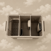 Filtre à graisse PE, intercepteur d'huile, filtre à pression, capacité de 100 L/heure, facile à nettoyer, pour hôtels, restaurants, traitement des eaux usées