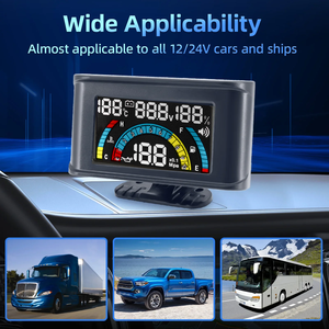 4 в 1, цифровой ЖК-датчик давления масла, вольтметр, измеритель уровня топлива, 1/8, датчик давления масла, датчик температуры воды - Product Image 5