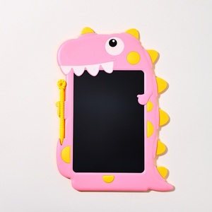 Tablero de dibujo colorido personalizado de dinosaurios Lcd de dibujos animados para niños, tablero de escritura electrónico borrable, tablero de dibujo para niños - Product Image 1