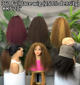 วิกผม FH แบบมีสายรัดซ่อนสี 4C สำหรับผมเด็ก วิกผมแท้แบบไม่ต้องใช้กาว 360 องศา ผมตรงแบบหยิกธรรมชาติ พร้อมเชือกผูก - Product Image 2