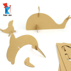 Popolare Giocattolo Fai-da-Te, Modello di Animali Marini, Puzzle 3D in Cartone per Bambini, Mondo Marino da Colorare - Product Image 3