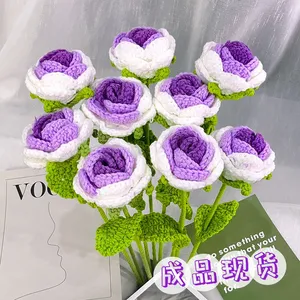 Accessoires de <span class=keywords><strong>couture</strong></span> artificiels Rose Tournesol <span class=keywords><strong>Oeillet</strong></span> Tulipe Fleur À Coudre À La Main Applique Crochet Applique DIY Fleurs - Product Image 5