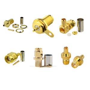 Полный латунный RF коаксиальный <span class=keywords><strong>SMA</strong></span> штекер обжимной для кабеля RG58 - Product Image 6