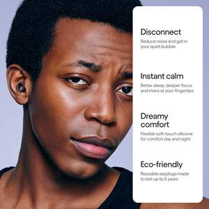 <span class=keywords><strong>Tapones</strong></span> <span class=keywords><strong>para</strong></span> <span class=keywords><strong>los</strong></span> Oídos Ultra Cómodos de 28 dB Silenciosos Reutilizables Reductores de Ruido <span class=keywords><strong>para</strong></span> Dormir, Concentración Profunda, Viajes y Sensibilidad al Ruido - Product Image 2