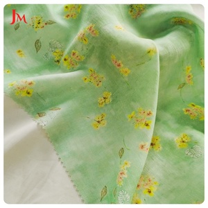 Tissu floral en lyocell et <span class=keywords><strong>lin</strong></span> bio tissé, doux et frais, imprimé numériquement sur mesure, idéal pour les vêtements et robes – Meilleures ventes - Product Image 2