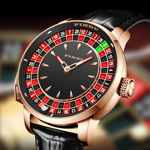นาฬิกา <span class=keywords><strong>Jacob</strong></span> Luxury Crystal <span class=keywords><strong>Diamond</strong></span> สำหรับผู้ชาย แบรนด์ดัง ขายดี นาฬิกาไขลานแบบรูเล็ตคาสิโน ขนาด 22 มม. สายหนัง ประดับเพชร พร้อมจานหมุนสำหรับการพนัน - Product Image 3