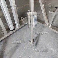 Sipuxin Nouvel équipement de dispersion à haut cisaillement pour la production de cosmétiques Mélangeur de réservoir IBC semi-automatique en acier inoxydable