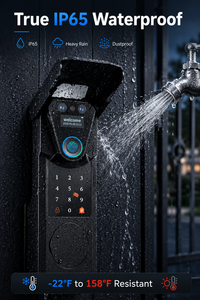 Cerradura Inteligente Impermeable Sinon para Puertas Metálicas de Seguridad, con Entrada sin Llave, Tarjeta RFID y Contraseña - Product Image 2