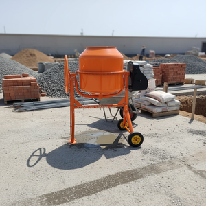 Mezcladora de Concreto Portátil de 145 <span class=keywords><strong>Litros</strong></span>, a Gasolina, con 5.5-6.5 HP, Mezcla Uniforme, Adecuada para Albañilería y Vertido - Product Image 1