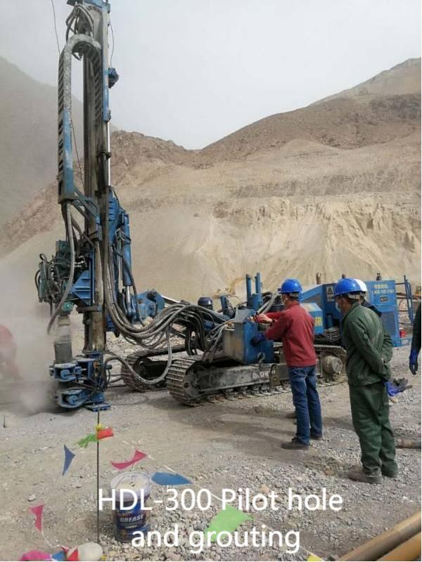 HDL-300 non-explosive dust-free Tunnel rig