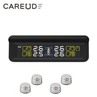 Système de surveillance de la pression des pneus CAREUD, système de surveillance de la pression des pneus solaire TPMS avec 4 capteurs externes