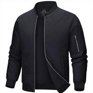 Men's Custom <b>Winter</b> Casual <b>Jacket</b> Quilted <b>Waterproof</b> Stand Collar Embroidered Technique Zipper Closure OEM Service Reversible - Product Image 3