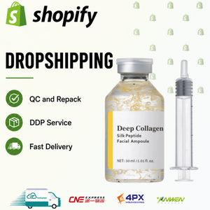 Fournisseurs <span class=keywords><strong>de</strong></span> produits <span class=keywords><strong>de</strong></span> soin <span class=keywords><strong>de</strong></span> la peau en dropshipping : Ampoule faciale au <span class=keywords><strong>collagène</strong></span> profond et peptides <span class=keywords><strong>de</strong></span> soie, seringue à fil <span class=keywords><strong>de</strong></span> soie doré, sérum anti-âge - Product Image 1
