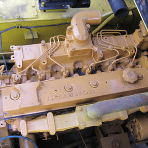 Chariot élévateur à fourche à moteur thermique Komatsu FD80 8T d'occasion, faible nombre d'heures, véhicule d'occasion pour la manutention de conteneurs - Product Image 5