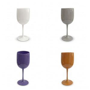 Verres à vin réutilisables en plastique de 450 ml, incassables, sans BPA, avec logo personnalisé pour hôtel - Product Image 1