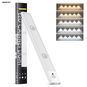 Lámpara LED Interior para Debajo del Armario, Tira de Luz para Estante de Gabinete, Lámpara Lineal LED Ultra Delgada, Tubo de Aluminio - Product Image 1