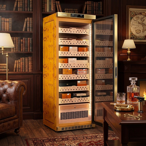 Humidor de Exhibición para Cigarros Independiente de Primera Calidad RACHING 600x610x1820mm con Control Inteligente de Humedad para Hogar y Oficina - Product Image 3