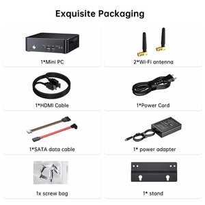 Intel I9 9880H MINI pcs DDR4 64GB, M.2คู่ SSD มินิพีซีธุรกิจกับ2.5G LAN <span class=keywords><strong>USB</strong></span> 4.0 oculink <span class=keywords><strong>Windows</strong></span> 11 Pro - Product Image 4