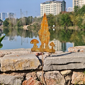 Borde Metálico para Jardín Exterior, Decoración de Halloween y Navidad, Camino de Jardín Moderno de Acero Inoxidable, Arte Metálico para Jardín Grande - Product Image 3