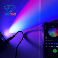 Kits de lumière d'étoile de fibre optique RVB toit étoile lumière Bluetooth App musique contrôle voiture ciel étoilé tête d'affiche avec 550 étoiles