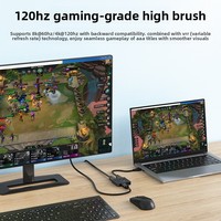 Switch HDMI Berkualitas Tinggi 2 in 1 Out 32 Saluran 8K60Hz/4K120Hz HDMI 2.1 48Gbps HDR