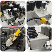 Hy-waloil 200LPM télécommande pneumatique Dcv200 tracteur hydraulique microinterrupteur Valve de contrôle avec positionneur
