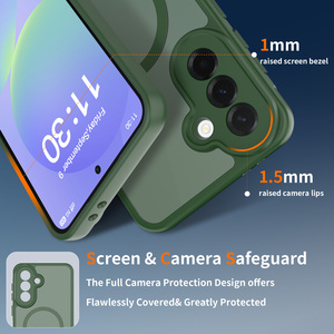 Funda Transparente para Teléfono Móvil <span class=keywords><strong>Samsung</strong></span> Galaxy A07 A17 A27 A37 A57, Transparente, Esmerilada, Semitransparente, con Protección para la Lente - Product Image 3