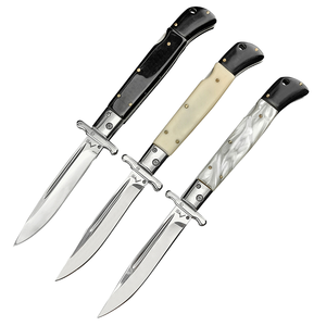 Couteau pliant <span class=keywords><strong>russe</strong></span> AKC, lame en acier inoxydable 440C, couteau de poche tactique de survie en plein air, camping, chasse, OEM - Product Image 2