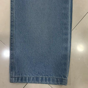 Tela vaquera azul lavada a la piedra de algodón para pantalones, chaquetas, camisas, sastrería, costura, ropa casual y de moda - Product Image 1