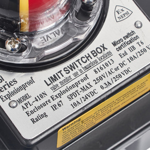 Interruptor de Retroalimentación de Límite de Válvula Neumática APL-410N 10A Máx. Interruptor de Límite a Prueba de Explosiones con Dispositivo Receptor de Señal - Product Image 1