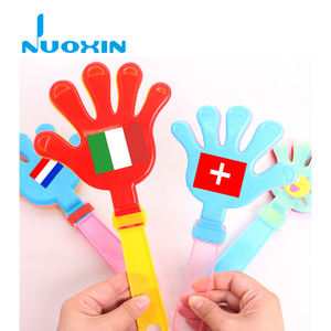2020 personalizado bandera nacional europeo logotipo <span class=keywords><strong>GIF</strong></span> fans aplaudir mano clapper noisemaker - Product Image 6
