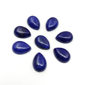 natural gemstone cabochon lapis lazuli stone pear cabochon