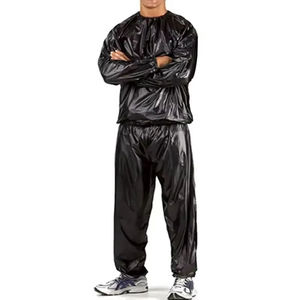 PVC uomo donna tuta <span class=keywords><strong>Sauna</strong></span> esercizio perdita di peso esercizio esercizio dimagrante <span class=keywords><strong>palestra</strong></span> Fitness allenamento Antirip sport impermeabile tuta <span class=keywords><strong>Sauna</strong></span> tuta - Product Image 4