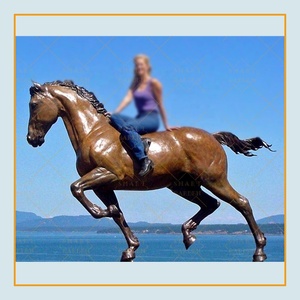 Statua animale in bronzo in stile europeo a grandezza naturale su misura - Product Image 2