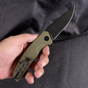 Bán buôn nhà sản xuất tùy chỉnh bền D2 thép gấp Pocket Knife cắm trại ngoài trời EDC săn bắn Survival dao - Product Image 4