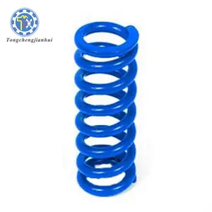Molla di estensione della tensione della bobina di grandi dimensioni in acciaio inossidabile con rivestimento blu o nero di precisione su misura