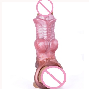 Hot Sale Huge Horse <b>Dildo</b> Super Soft Delay Ejaculation Male Cock Realistic Penis Sheath Condoms Reusable Silicone Penis Sleeve - Product Image 1