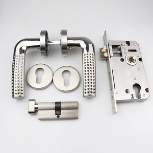 Cerradura de puerta de acero de madera de acero inoxidable 304 resistente para casa - Product Image 2