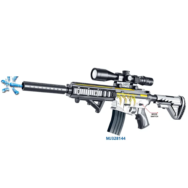 Plastic submachine water bomb gun shooting water bullets Paintball gun gel ball blaster toy gun for kids boys