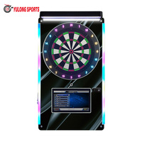 Machine à fléchettes à monnayeur Yulong MINI-S7, écran LCD 18,5'', cible LED, notation automatique pour bars et lieux de divertissement
