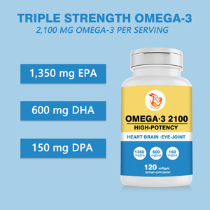 Gélules d'Oméga 3 personnalisées OEM pour la santé de la peau et des yeux, avec 1350 mg d'EPA, supplément d'huile de poisson Oméga 3 - Product Image 6