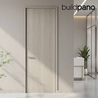 Porte intérieure moderne en bois massif insonorisée et étanche, apprêtée, pour entrée de maison, hôtel, salon, villa