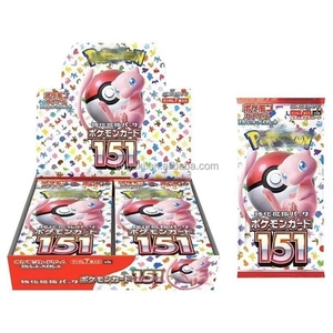 Cajas Selladas de Fábrica de <span class=keywords><strong>Cartas</strong></span> Pokémon Japonesas SV2a 151, Paquetes de Refuerzo de <span class=keywords><strong>Cartas</strong></span> Pokémon para Coleccionistas Competitivos - Product Image 5